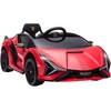 Bild von HOMCOM Kinderfahrzeug 12V 2 Fahrmodi Lamborghini SIAN SUV-Auto-Spielzeug Elektroauto mit Fernbedienung Musik(MP3/USB), Monate Metall Rot Aosom