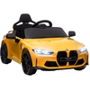 Bild von AIYAPLAY Kinder Elektroauto mit 2,4G-Fernbedienung und Federung, Elektrofahrzeug mit MP3, USB und LED-Lichtern für 3-6 Jahre, Gelb Aosom.de
