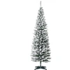 Bild von HOMCOM Künstlicher Weihnachtsbaum, 180 cm mit Kunstschnee, mit 390 Astspitzen abnehmbar Standfuß, für Weihnachtsfest, Indoor, grün Aosom