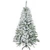 Bild von HOMCOM Künstlicher Weihnachtsbaum 150 cm künstlich Kiefernbaum mit Schnee, 358 Spitzen Christbaum Weihnachtsdeko inkl. Metallständer für drinnen Aosom