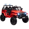 Bild von HOMCOM Elektro Kinderauto, 12 V 3-5 km/h Geländewagen mit Musikanschluss, Kinderfahrzeug mit 2,4G Fernbedienung, Scheinwerfer, Hupe, Elektrisches Kinderfahrzeug für Kinder 3-6 Jahre, Rot Aosom