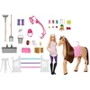 Bild von Puppe mit Pferdestall Mattel TU