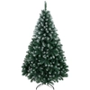 Bild von HOMCOM Weihnachtsbaum 180 cm mit 700 feuerhemmenden Zweigen, künstlich geschneit, dichter realistischer Effekt, mit klappbarer Stahlbasis, einfache Montage, Grün Aosom