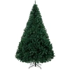 Bild von HOMCOM Künstlicher Weihnachtsbaum 270 cm, Tanne mit Gelenkzweigen, 2418 feuerhemmende PVC-Nadeln, Schneller Aufbau, Klappbare Stahlbasis, Grün Aosom