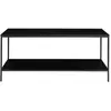 Bild von TV-Tisch mit 2 Regalen und schwarzen Beinen House Nordic Vita 36x100x45 cm