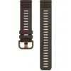 Bild von Polar Silikonarmband Braun 22 mm
