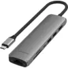 Bild von Satechi USB-C 7-in-1 Slim Multiport-Adapter mit Ethernet Space Grey