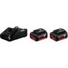 Bild von Bosch Professional 2x 4.0ah Gal 18v-40 Ladegerät Und Batterie