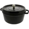 Bild von Staub Runder Schmortopf/Bräter 28 cm Schwarz