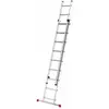 Bild von Hailo Profistep Duo 7209-007 Teleskopleiter 2x9 Stufen