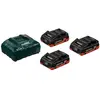 Bild von Metabo Basis Asc 30-36v + 3x 18v 4.0ah Ladegerät Und Batterie
