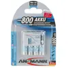 Bild von Ansmann Aaa 800mah 1.2v Wiederaufladbare Batterie 4 Einheiten One Size