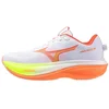 Bild von Mizuno Wave Rider 30 Laufschuhe Weiß/Orange AW26 Damen, Größe 40,5 - EUR