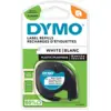 Bild von DYMO LetraTag 12 mm x 4 m Schwarz-Weiß Etiketten