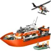 Bild von LEGO City Rettungsboot der Küstenwache mit Hubschrauber 60504