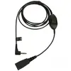 Bild von Jabra Quick Disconnect To Jack Cord 3.5 Mm Kopfhörer One Size