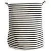 Bild von House Doctor Stripes Laundry Bag H50 Cm Aufbewahrungskorb