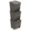 Bild von Prosperplast Recyclingbehälter 75l 3 Einheiten