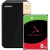 Bild von QNAP TS-264-8G + Seagate Ironwolf 8TB