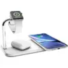 Bild von Zens Dual und Apple Watch Aluminium Kabelloses Ladegerät 10 W Weiß