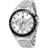 Bild von Maserati Traguardo 45 Mm Chr W/silver Dial Br Ss Uhr One Size
