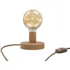 Bild von Creative Cables Posaluce Milleluci Holztischleuchte Mit 2-poligem Stecker-schalter