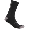 Bild von Castelli Venti Soft Merino Socken Schwarz Grau, Größe S/M