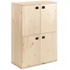 Bild von Astigarraga Massivholz-kiefernschrank Mit 4 Türen