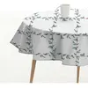 Bild von Muare White Christmas Tischdecke