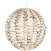 Bild von Wellhome Gold Helle Leuchtende Kugeldekoration Mit 300 Mikro-led-lichtern 30 Cm