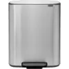 Bild von Brabantia Bo Pedal Bin 2 x 30 Liter Edelstahl Fingerprint Proof