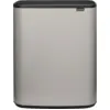 Bild von Brabantia Bo Touch Bin Mülleimer 2 x 30 Liter Soft Grey