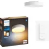 Bild von Philips Hue Enrave S Deckenleuchte White Ambiance Weiß + Dimmer