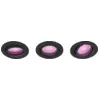 Bild von Philips Hue Centura Einbaustrahler White & Color - rund - Schwarz - 3er-Pack