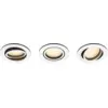 Bild von Philips Hue Milliskin Einbaustrahler White Ambiance - rund - Weiß - 3er-Pack