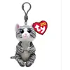 Bild von Ty Schlüsselanhänger Beenie Bellies Clip - Mitzi die Katze