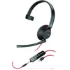 Bild von POLY Blackwire 5210 Headset mit Kabel, Kopfband, Büro/Callcenter, USB Typ-C, Schwarz