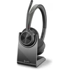 Bild von S uchawki Poly 02 z pa  kiem, przewodowe, USB-A, Bluetooth, stacja  aduj ca, czarne., 218476-02