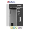 Bild von Verbatim 49142, USB 3.2 Gen 1 (3.1 Gen 1) Type-C, Schwarz, Silber, MicroSD (TransFlash), USB 3.2 Gen 1 (3.1 Gen 1) Type-C, Metall, USB