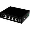 Bild von StarTech.com 5 Port Unmanaged Industrieller Gigabit Ethernet Switch - Hutschienen- / Wandmontierbar, Unmanaged, Gigabit Ethernet (10/100/1000), Vollduplex, Wandmontage