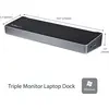 Bild von StarTech.com Drei Monitor USB 3.0 Docking Station mit 2x 4K DisplayPort & HDMI, 5x USB-A Hub (1x Fast-Charge), 3,5 mm Audio, GbE - USB Typ A Universelles Laptop Dock, MacOS / Windows, Kabelgebunden, USB 3.2 Gen 1 (3.1 Gen 1) Type-A, 3,5 mm, USB Typ-A, 10,100,1000 Mbit/s, IEEE 802.3, IEEE 802.3ab, IEEE 802.3u