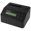 Bild von StarTech.com 1-Bay Festplatten Löscher, Selbständiges HDD/SSD Löschgerät, USB 3.0 auf SATA II (3 Gbit/s), 9 Löschmodi, LCD Bildschirm, Secure Erase, DB9 Druckeranschluss, TAA Konform, Löschvorrichtung für Festplatten, Optisches Disk-Laufwerk, Schwarz, 123 mm, 140 mm, 70 mm