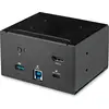 Bild von StarTech.com 4K USB-C oder USB-A Dockingstation Modul für Konferenztisch-Anschlussbox - 4k HDMI - 60W USB-C Power Delivery, 4x USB, RJ45, Kabelgebunden, USB 3.2 Gen 1 (3.1 Gen 1) Type-B, 3,5 mm, IEEE 802.3, IEEE 802.3ab, IEEE 802.3u, Schwarz, 5 Gbit/s