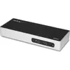 Bild von StarTech.com Dual Monitor USB 3.0 Docking Station - Notebook Dockingstation mit HDMI- und DVI/VGA Video - 6 Port USB 3.1 Gen 1 5Gbit/s Multimedia-Hub, GbE, Audio - USB-A - Windows und Mac, Kabelgebunden, USB 3.2 Gen 1 (3.1 Gen 1) Type-B, 3,5 mm, 10,100,1000 Mbit/s, IEEE 802.3, IEEE 802.3ab, IEEE 802.3u, Schwarz, Silber