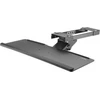 Bild von StarTech.com Tastaturablagefach für die Untertischmontage - 670 mm Breit und 255 mm Tief - Höhenverstellbares Tastaturauszug - Ergonomische Tastaturschublade mit Neigung und Schwenkung, Schwarz, 2 kg, Kunststoff, Stahl, 20°, -15 - 15°, 782 mm