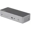 Bild von StarTech.com USB C Dockingstation für 4 monitore - 4K 60Hz Hybrid Notebook Dock DisplayPort 1.4 & HDMI 2.0 - Universal USB-C/Thunderbolt Laptop Dock mit 100W PD - USB Hub mit 1x USB-C & 3x USB-A, GbE, Audio, Kabelgebunden, USB 3.2 Gen 2 (3.1 Gen 2) Type-C, 100 W, 3,5 mm, Schwarz, Grau, 10 Gbit/s