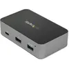 Bild von StarTech.com 3-Port USB-C-Hub mit LAN-Anschluss - USB 3.2 Gen 2 (10 Gbit/s) - 2x USB-A und 1x USB-C - powered, USB 3.2 Gen 2 (3.1 Gen 2) Type-C, RJ-45, USB 3.2 Gen 2 (3.1 Gen 2) Type-A, USB 3.2 Gen 2 (3.1 Gen 2) Type-C, 10000 Mbit/s, Schwarz, Grau, Aluminium, Kunststoff, Link, Leistung