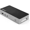 Bild von StarTech.com USB-C Dockingstation - Dual Monitor 1080p HDMI Laptop Dock - 65W Power Delivery - 1x USB-C, 3x USB-A, Ethernet - Dual Video USB 3.1 Gen 1 Typ-C Dock - Mac & Windows, Kabelgebunden, USB 3.2 Gen 1 (3.1 Gen 1) Type-C, 60 W, 10,100,1000 Mbit/s, Schwarz, Silber, 5 Gbit/s