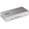 Bild von StarTech.com Universelle Thunderbolt 4 und USB4 Dockingstation, Quad-Display unter Windows, Dual-Display mit MacBook, HDMI DP-Dock mit 100W Ladung, Kabelgebunden, Thunderbolt 4, 98 W, 3,5 mm, 10,100,1000,2500 Mbit/s, 2.5GBASE-T, 10BASE-T, 100BASE-T, 1000BASE-T