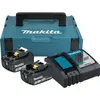 Bild von Makita BL1830 und DC18RC in Makpac BL1830 und DC18RC Box mit 2 Makita Akkus und Ladegerät